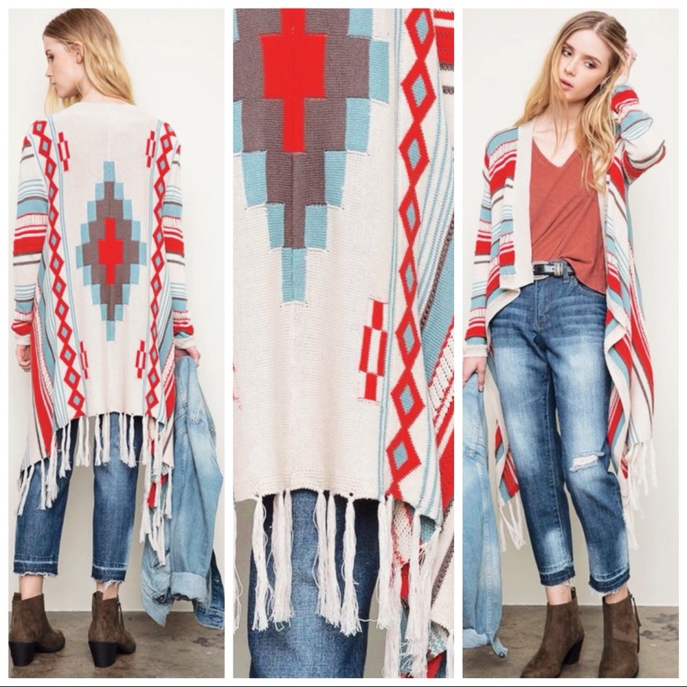 Colourful Knit Cardigan